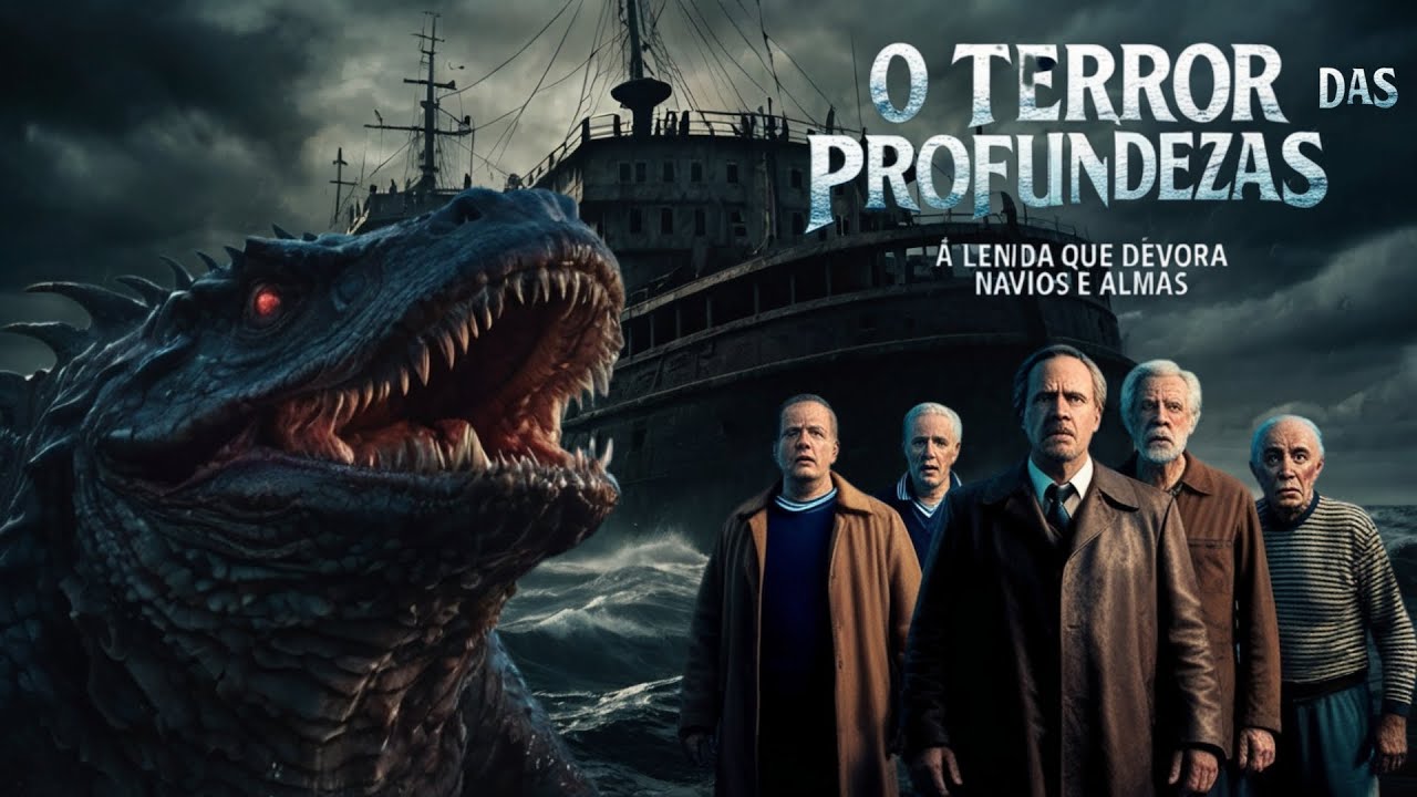 "O Terror das Profundezas: A Lenda do Leviatã que Devora Navios!"