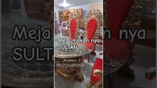 meja makan artis mewah #raffiahmad #kursimakan #mejamakan #interior #luxury #artist