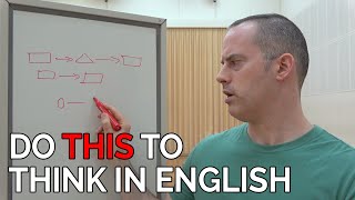 Why Fluent English Speakers "Learn Horizontally" - How to Think in English