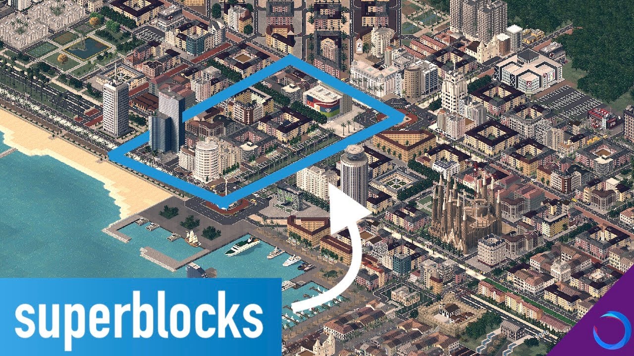 Using Superblocks To Create A Perfect City - Theotown | Timelapse