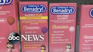 Urgent warning for parents regarding antihistamines