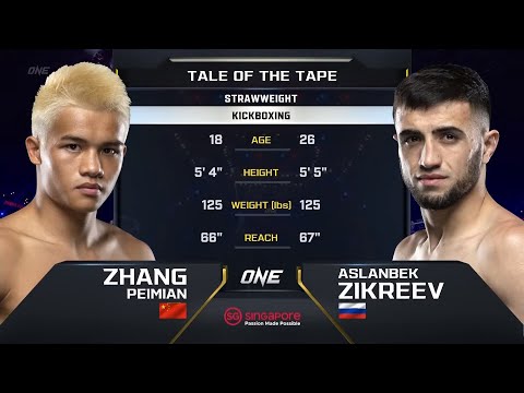 Zhang Peimian vs Aslanbek Zikreev full fight