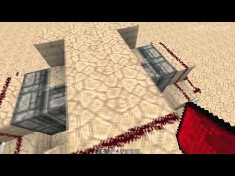 CNBMinecraft - Hidden Piston Doors! [Minecraft Redstone Tutorials]