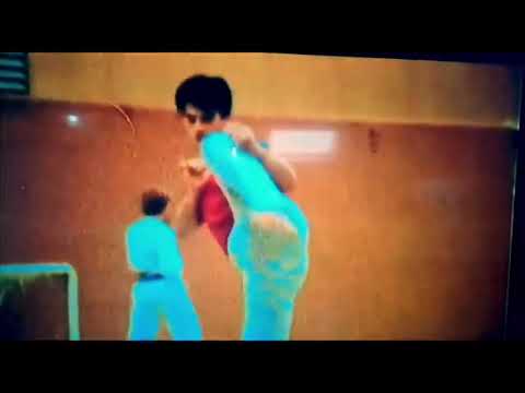 JCVD Training with Georges Karvelis (RIP) - Brussels (BE) 1983