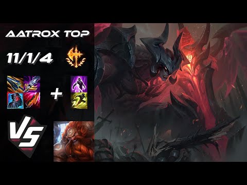 TOP Aatrox vs Gragas - NA Challenger Patch 25.S2.7