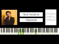 Nuit Incolore - Dépassé (BEST PIANO TUTORIAL & COVER)