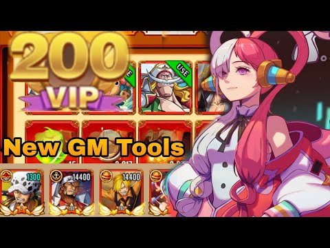 New GM tools One Piece VIP 200 - 999999999999 Diamond