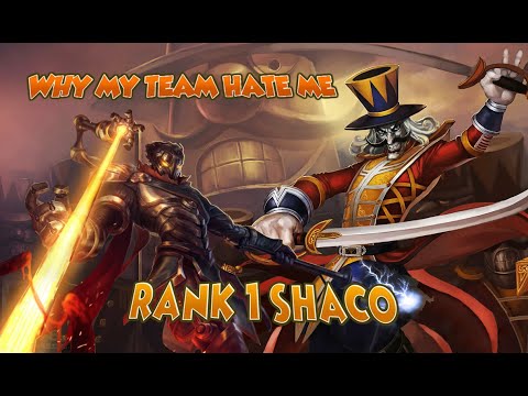THAT'S WHY MY TEAM HATE ME | SHACO RANKING | BACK TO DIAMOND | LEAGUE OF LEGENDS |