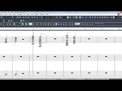 Расположение аккордов