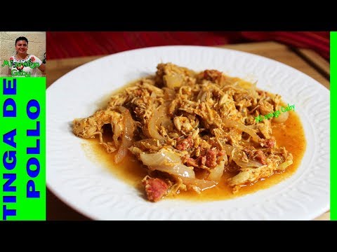 ¿Cómo hacer una sabrosa TINGA DE POLLO?/Mi amiga Gaby