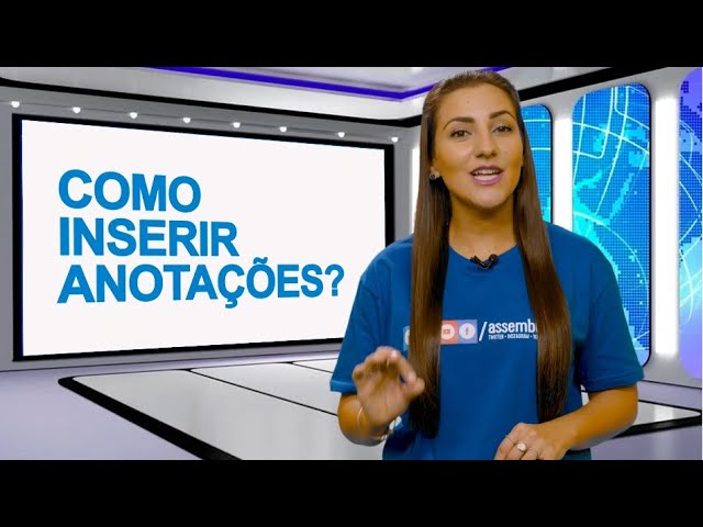 Como inserir anotações em um processo?