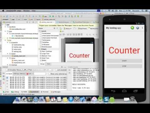 &#x202a;android timer كيفية عمل عداد تصاعدي-|| android دورة اندرويد 19&#x202c;&rlm;