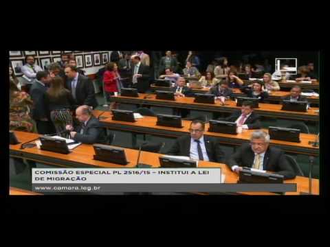 PL 2516/15 - INSTITUI A LEI DE MIGRAÇÃO - Reunião Deliberativa - 06/07/2016 - 16:21