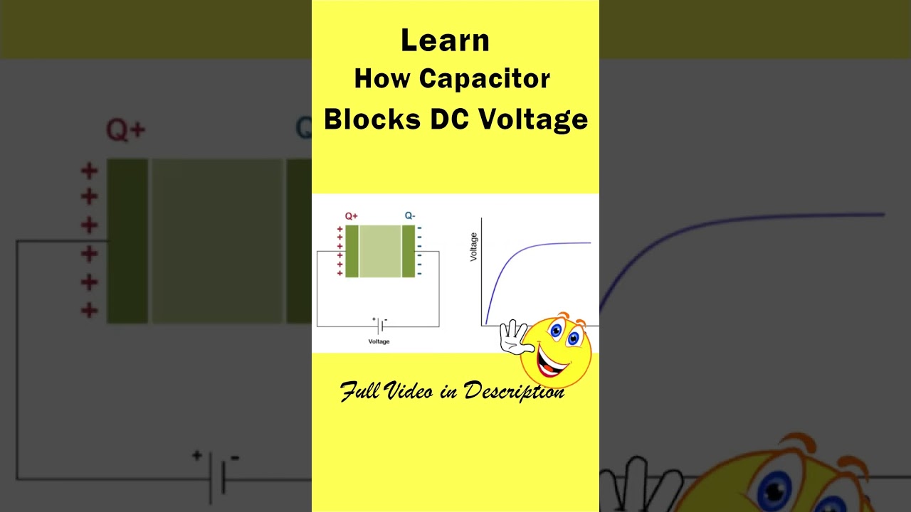 Learn How Capacitor Blocks DC Voltage | BClassesTelugu #chemistry #automobile #physics #education
