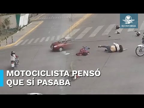 Impactante accidente de moto: Un biker pierde dos dedos por una vuelta prohibida
