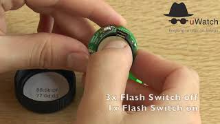 Video 9<br/>uWatch Cube: Bluetooth Tag Functions