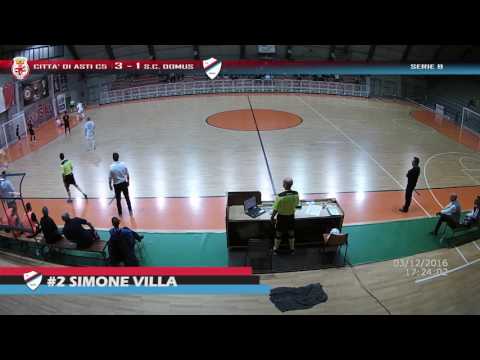 Città di Asti C5 vs S.C. DOMUS : highlights