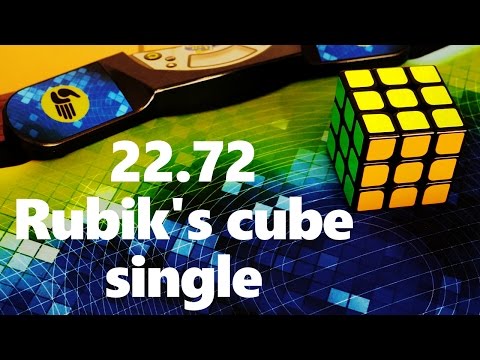 [SUB-23] - 22.72 Rubik's cube single