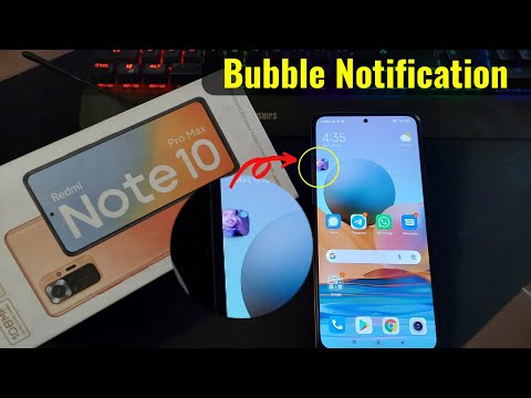 Redmi Note 10 Pro Max Bubble Notification & Floating Notification in Hindi