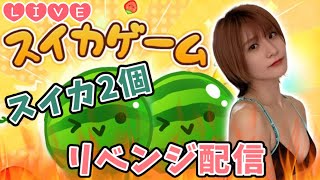 【Live】『スイカゲーム』でスイカ2個目指す生配信【リベンジ】