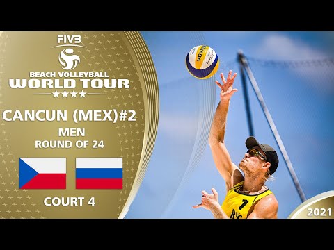 Perusic/Schweiner vs. Semenov/Leshukov - Full Match | 4* Cancun 2021 #2