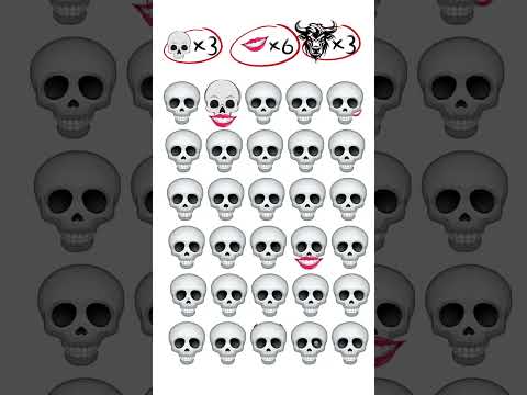 Horror Edition ☠️-XII| Find The Odd Emoji Out #tiktok #minecraft  #squidgame2 #shorts