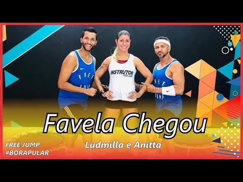 Favela Chegou - Ludmilla e Anitta | Coreografia Free Jump (AULA DE JUMP)