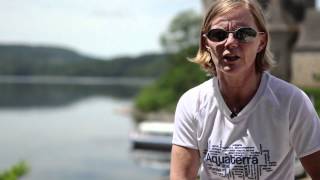 preview picture of video 'Corinne Sabatier le trail Aquaterra'