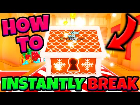 BREAK The GINGERBREAD CHEST & Snowman Boss INSTANTLY On Pet Simulator 99 Christmas Update