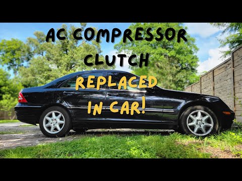 Replace Your Mercedes AC Compressor Clutch In-Car!