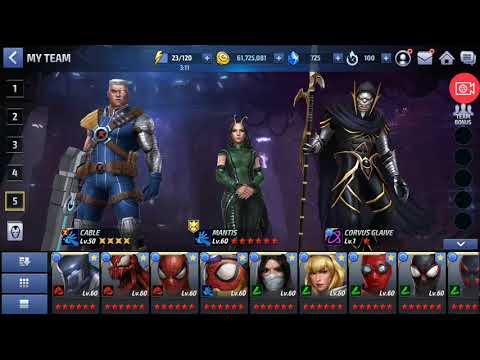 Shadowland Solo T1 Mantis vs Punisher Boss Rumble Floor 10 Marvel Future Fight