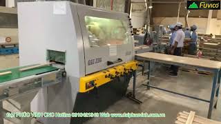 Băng tải nạp phôi máy bào 4 mặt Fuvico giao tại Cty Nhất Hưng - Quảng Ngãi