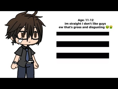 my sexuality through the years | im stan and I was wrong 🏳️‍🌈 | gacha