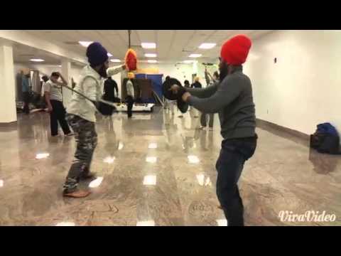 Singh bole so nihaal de jakare ..gatka in Ny