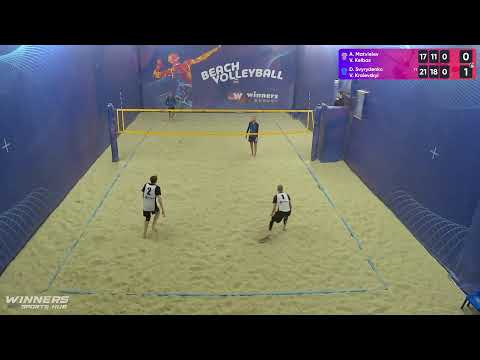 10:30 A. Matvieiev / V. Kelbas - D. Svyrydenko / V. Kraievskyi 31.01.2023 | Winners Beach Volleyball
