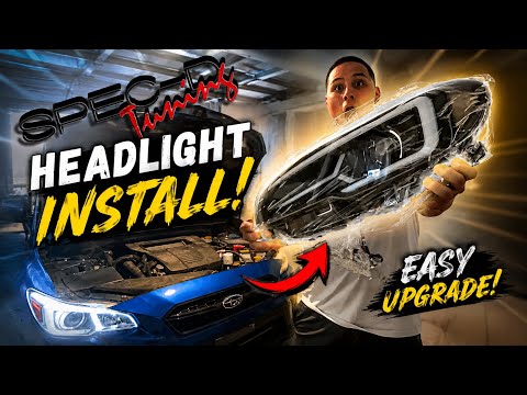 Installing the Spec-D Headlights on my 2020 WRX **GAME CHANGER**