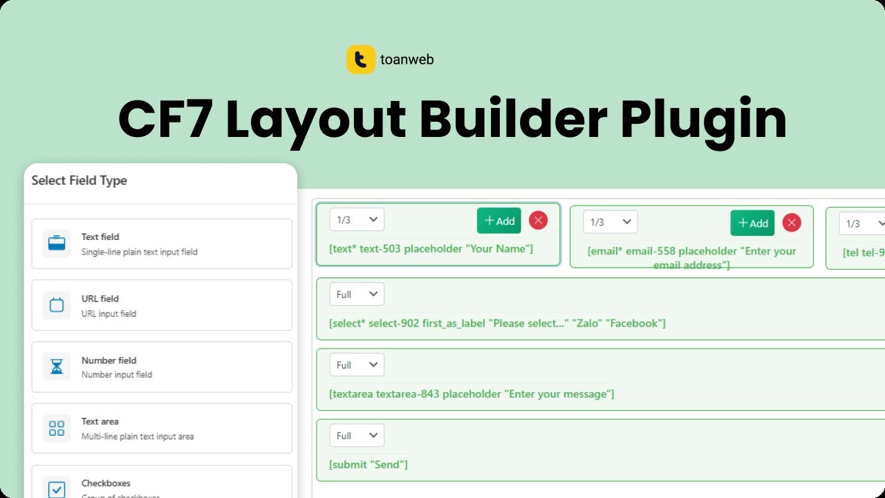 CF7 Layout Builder Plugin WordPress