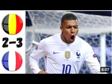 Belgique - France 2-3 Résumé