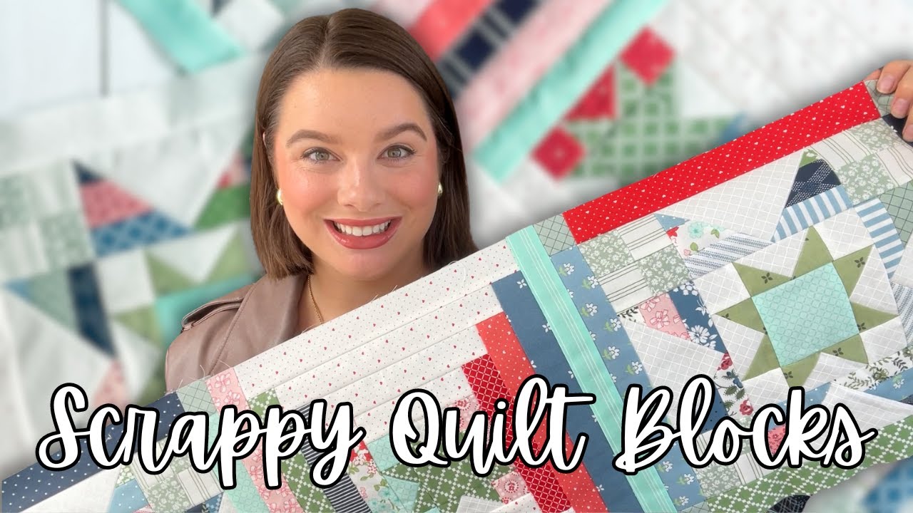 Bust My Stash! | Sewing scrappy blocks for a scrappy quilt