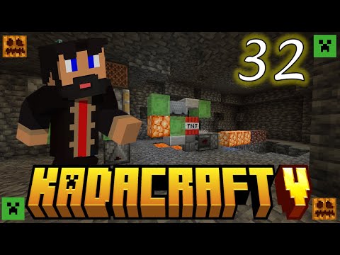 KadaCraft 5: Episode 32 - Automatic Diamond Mining Gameplay Walkthrough 🌿🌲🎃 - Minecraft SMP