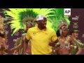 Brazil Usain Bolt Joins Samba Dancers At Rio Presser Editor S Pick 09 August 16