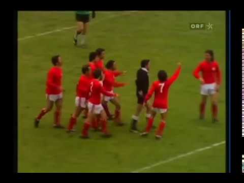 1977 April 30 Austria 9 Malta 0 World Cup Qualifier