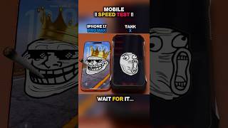 🥶🚀 IPHONE 17 PRO MAX VS TANK X SPEED TEST!!