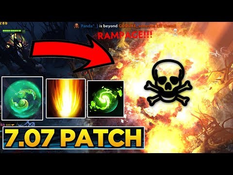 Dota 2 - 7.07 Patch - The Ultimate Invoker WTF Refresher 30x Sunstrikes Combo