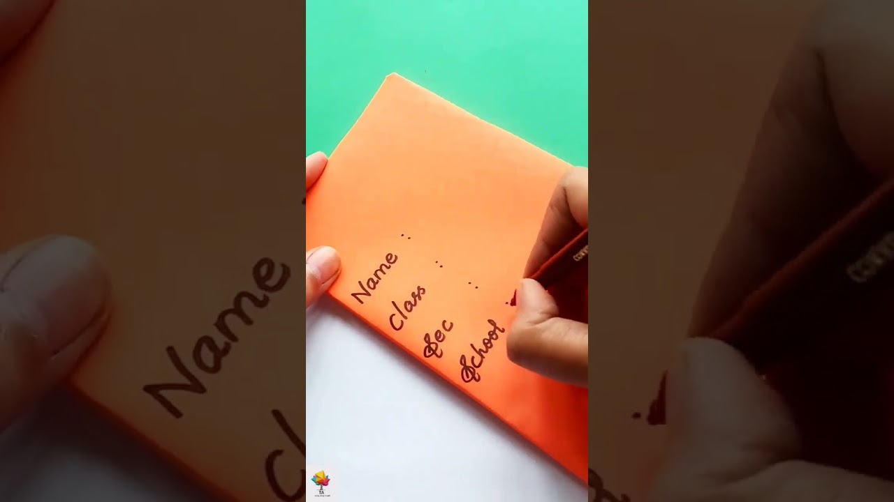 How to make exam pad at home /Exam pad #shorts #taarts