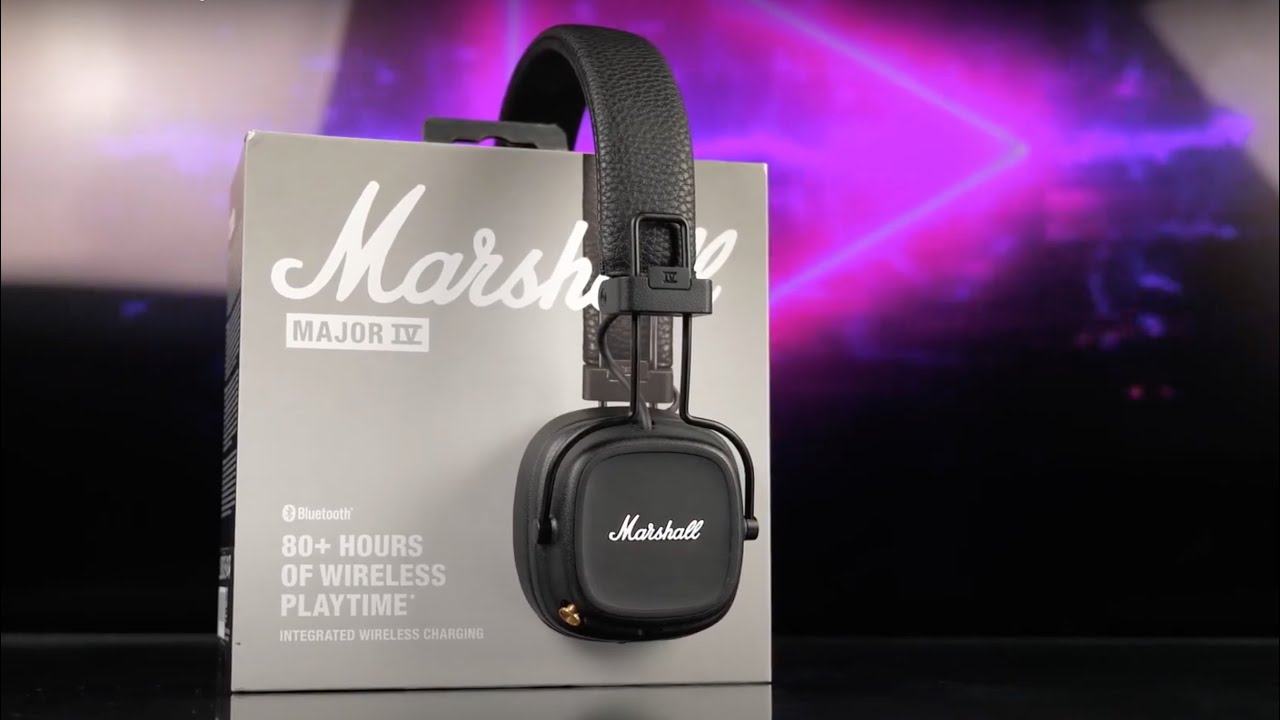 Навушники Marshall Major IV BT (Black) 1005773 video preview