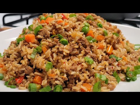 ONE-PAN Ground Turkey & Rice Bowl | Healthy & Tasty in 30 Minutes🍚🔥