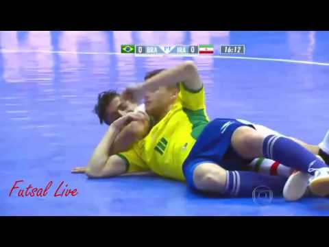 futsal final brazil vs iran 2015