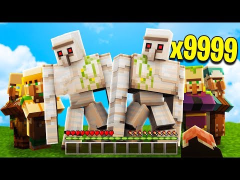 AMAZING IRON FARM! SUPER SIMPLE! - Minecraft ITA 1.14.3