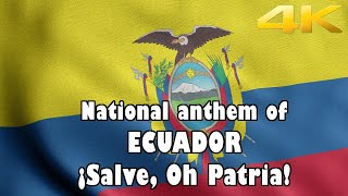 National anthem of Ecuador( Vocals + Spanish and English Lyrics ) - "Salve, Oh Patria"